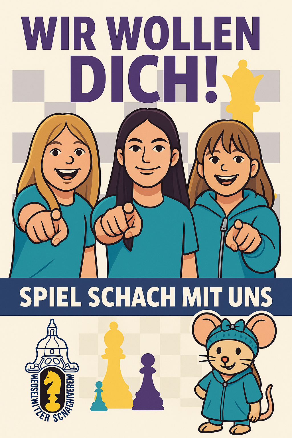 Kampagnenmotiv: Neue Mädchengruppe im Altenburger Land