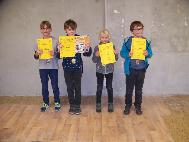 Die Sieger der Erfurter Nachwuchs-KEM U12.