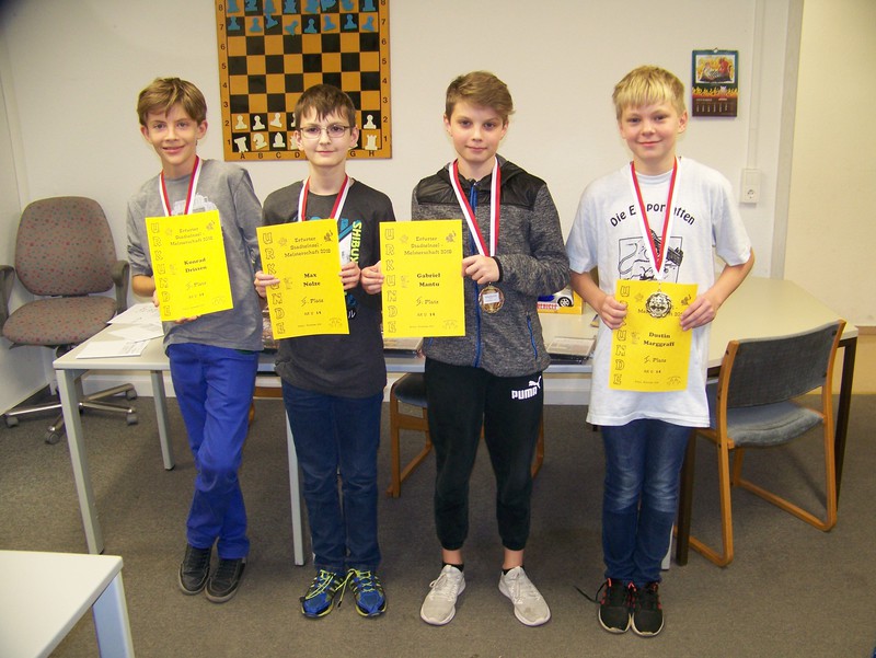 Die Sieger der Erfurter Nachwuchs-KEM U14.